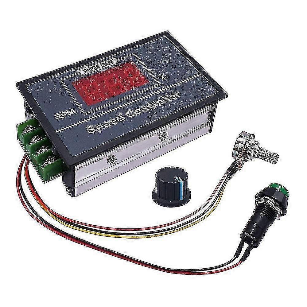 Pwm Dc Motor Drehzahlregler mit Digitalanzeige 30a Pwm einstellbare Geschwindigkeit stufenloser Regler