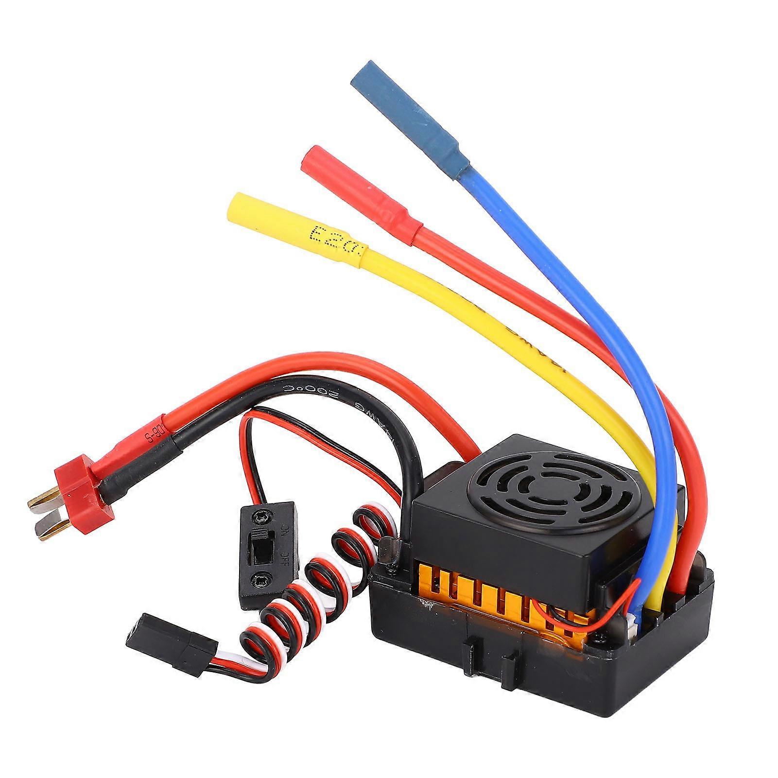 60A Brushless ESC with 5.8V 3A BEC Output Waterproof Electronic Speed Controller for 1/10 RC Car Boat