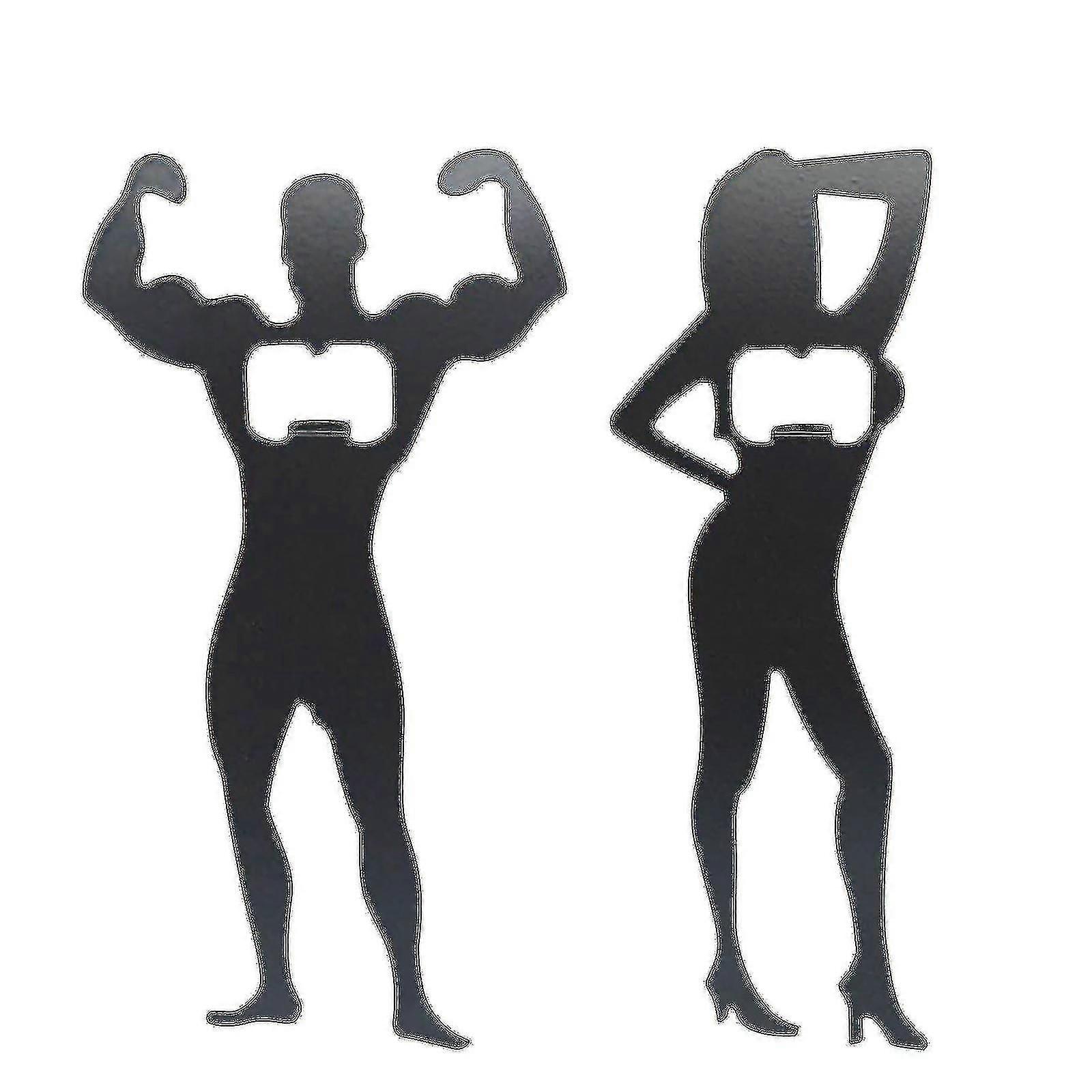 Kreativ gåva Macho Metall Flasköppnare Konstig Öl Flasköppnare