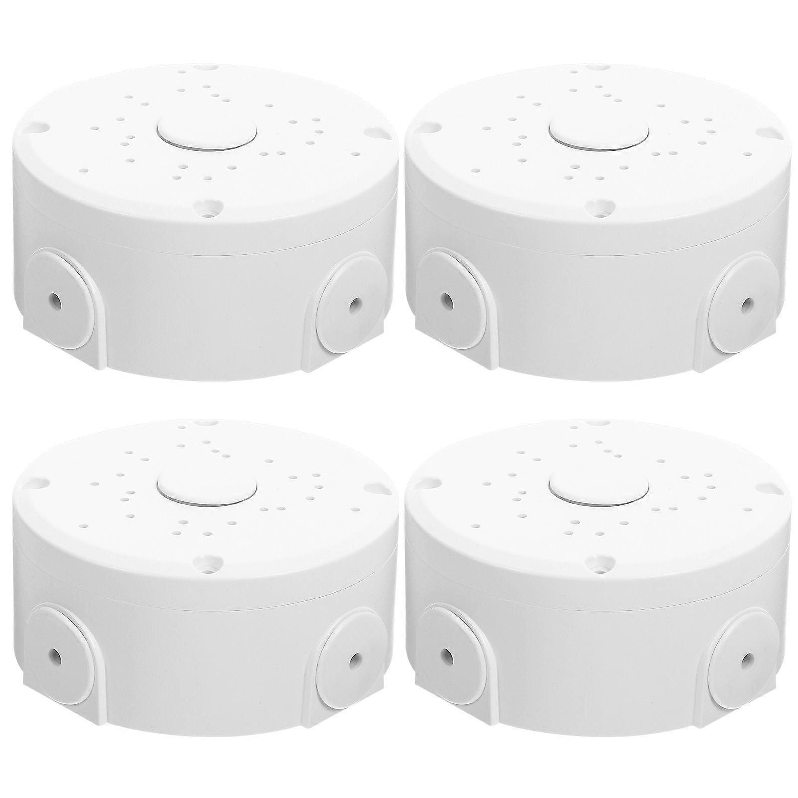 4Pcs Security Camera Box Camera Electric Wire Holder Ceiling Mounted Camera Hide
