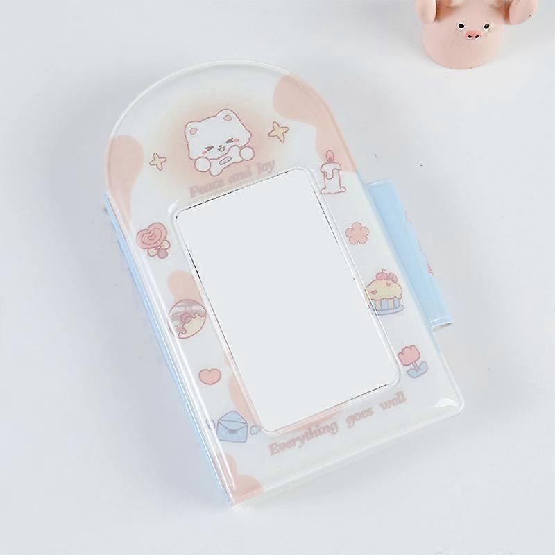 Cute Photo Album 3 Inch Photo Card Holder Idol Card Binder Collection Book 32 Pocket Book Album Photocard Storage Case