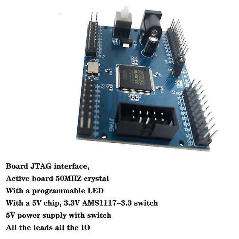 EPM240T100 CPLD Development Board Altera MAX II System Board Learning Board 5V On-Board 50MHz Active