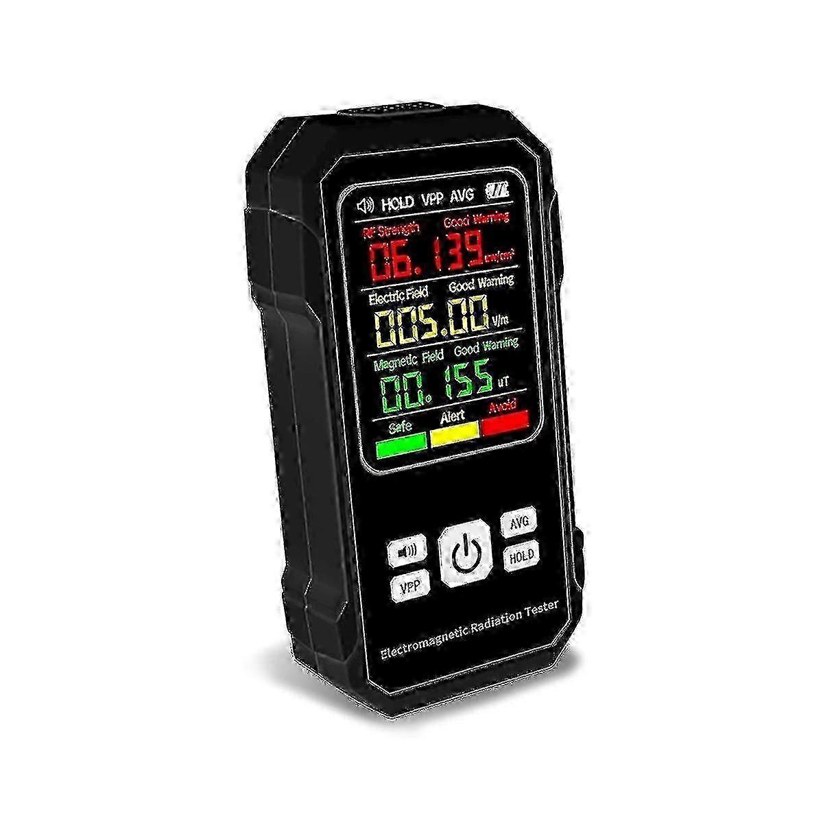 Electromagnetic Radiation Detector Electric Magnetic Field Tester Meter Rf Strength Detection Devic