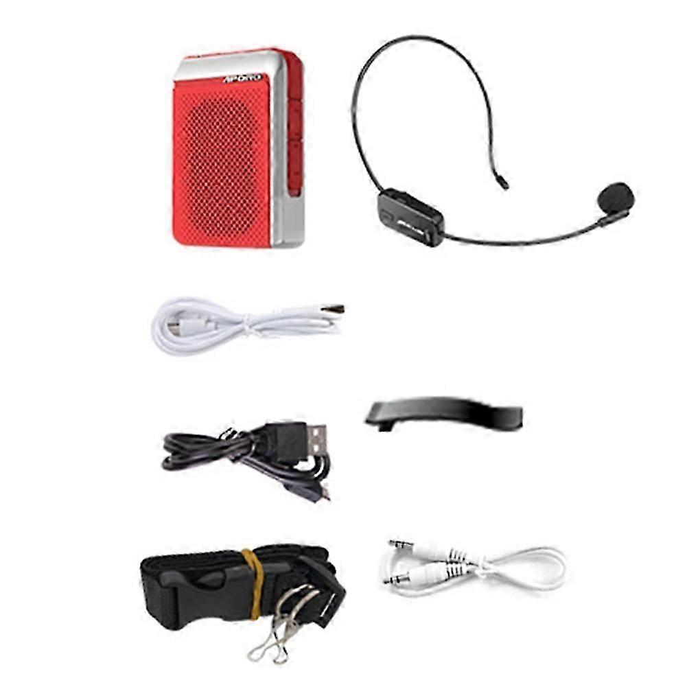 APORO T18 Professional Loudspeaker Bluetooth Portable Speaker Red