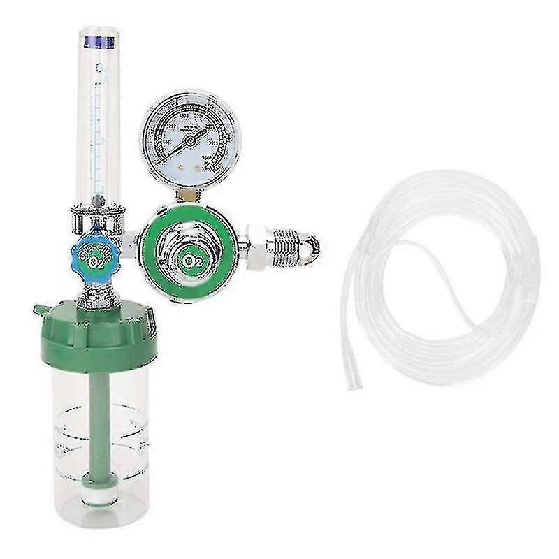 Oxygen Pressure Regulator Gauge Flow Meter O2 Pressure Reducer