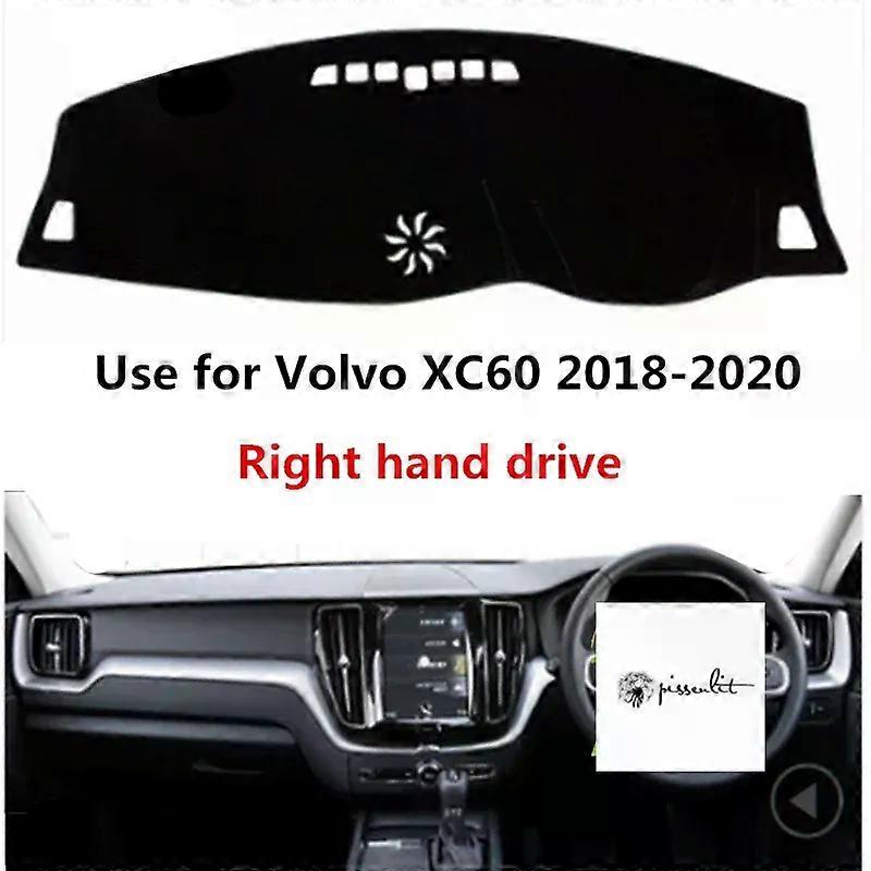 Pissenlit נגד אבק שמש צל כיסוי לוח מחוונים לרכב אביזרי מחצלת לוולוו XC60 2018 2019 2020 כרית מגן הנעה ימנית