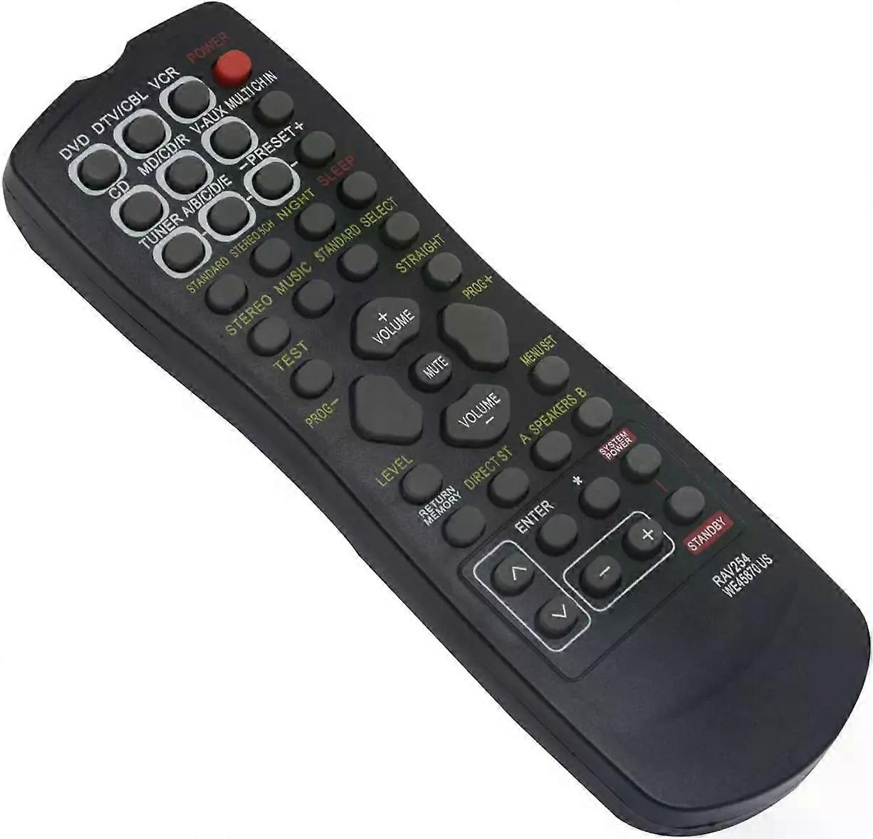 New Replace RAV254 WE45870 US For Yamaha AV Remote Control RX-V350 RX ...