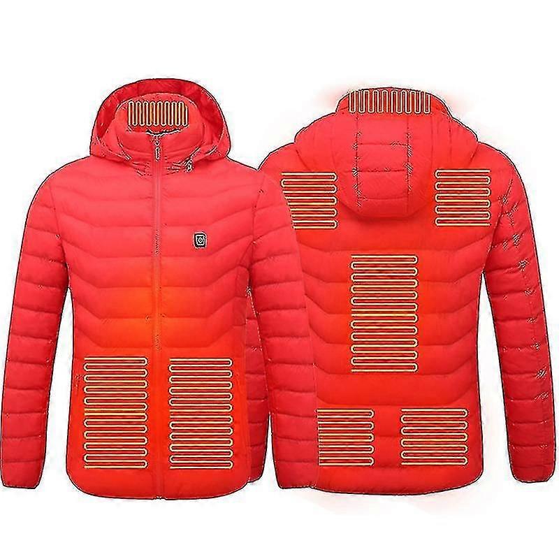 Warm Smart Heating Cotton Clothes Usb Rechargeable 8 Area Heating Jacket For Men