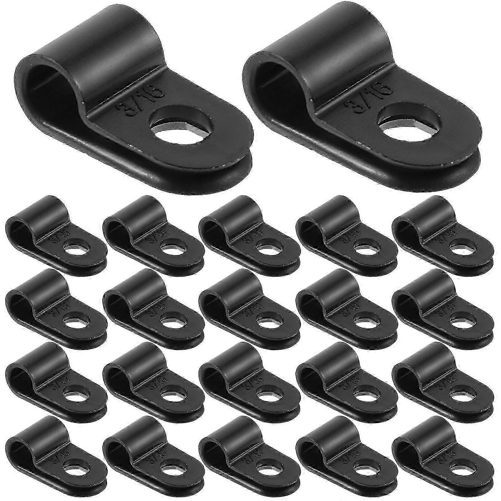 200pcs Cable Clip 5mm Wire Holder Ethernet Cable Coax Cable For Wire Management