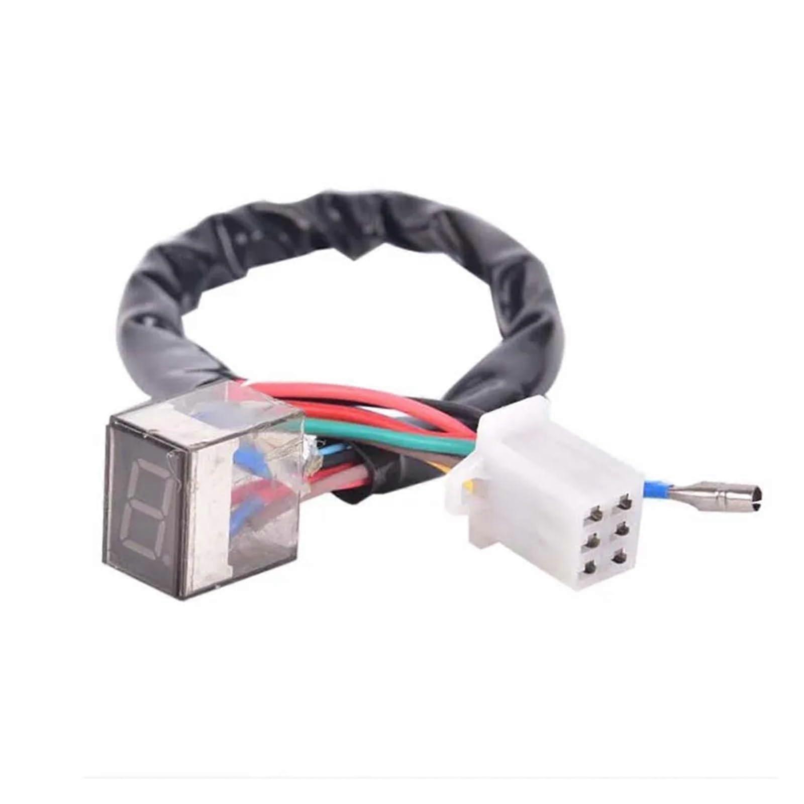1PC 5Gears Motorcycle L/E/D Digital Gear Indicator Motorcycle Display Shift Lever Sensor