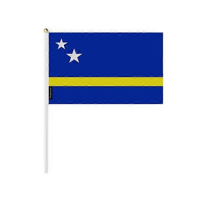 Flag - Mini Flag - Curaçao - 14 x 21 cm - Polyester - Lightweight and durable