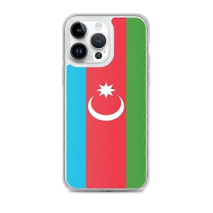 iPhone Case - Azerbaijan Flag - iPhone 14 Pro Max - Soft - Multicolor - Vertical