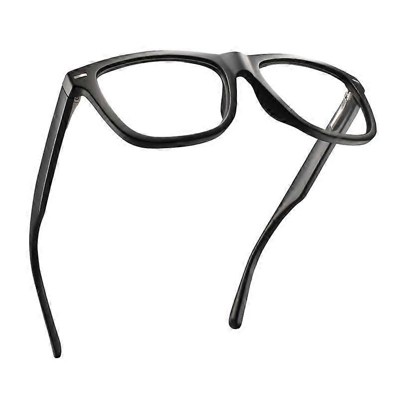 Black Sturdy Frame Blue Light Reading Glasses Men to Look Modern with High Vision