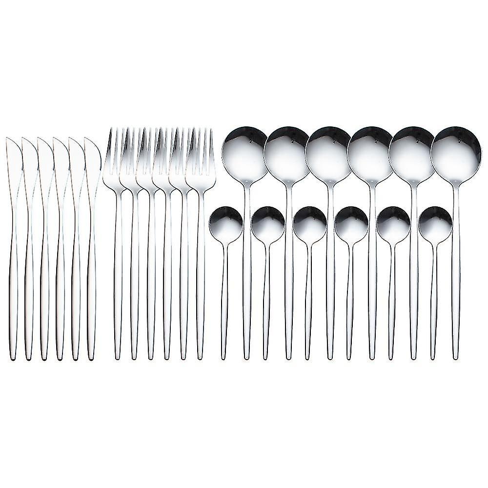 Upscale Gold Dinnerware Set, Stainless Steel Tableware Set