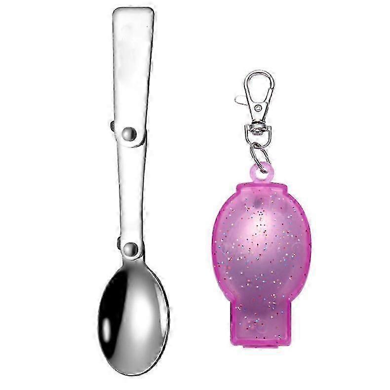 Folding Spoon Integrated Dual-use Picnic Portable Tableware