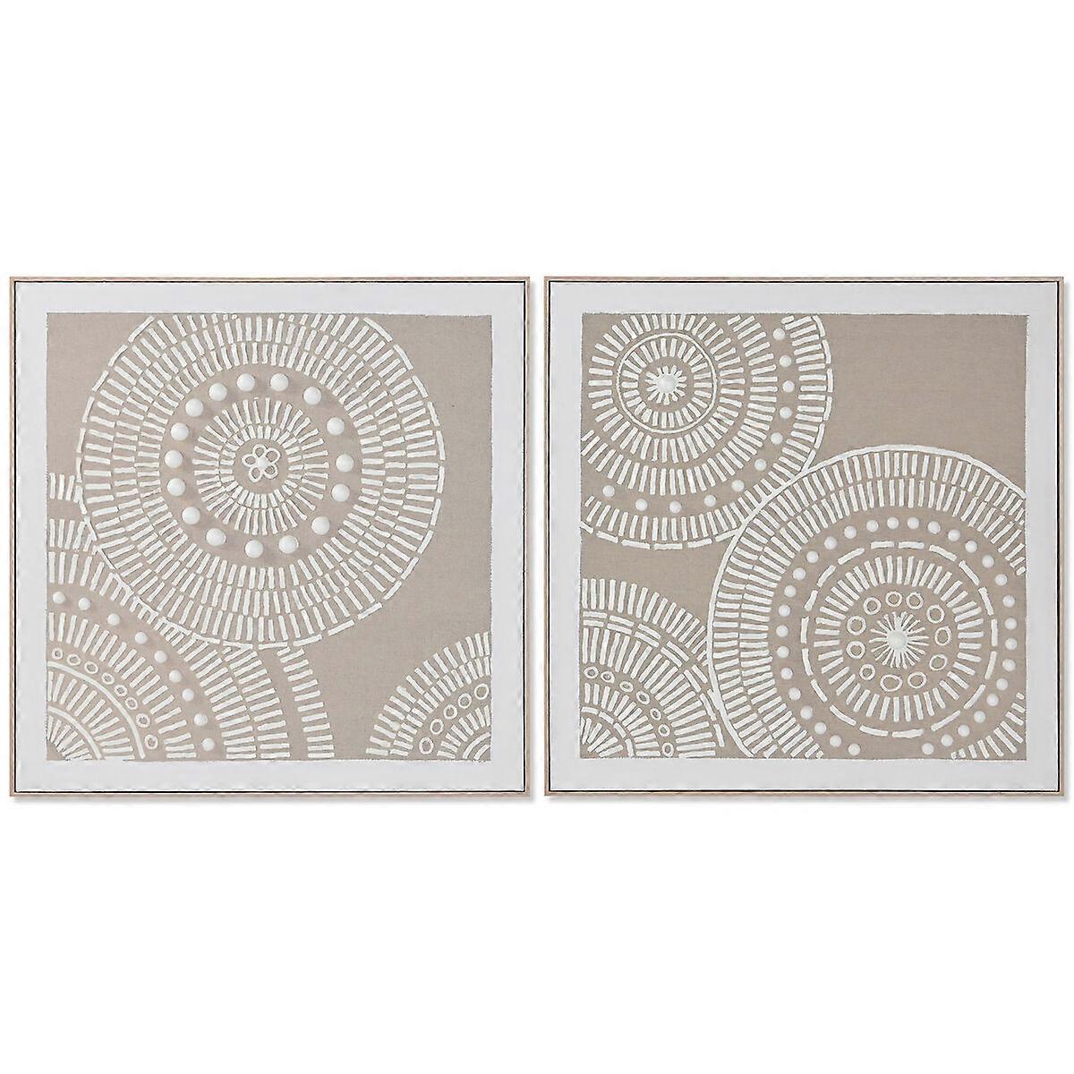 Canvas Home ESPRIT polystyrene Canvas 82 x 4,5 x 82 cm