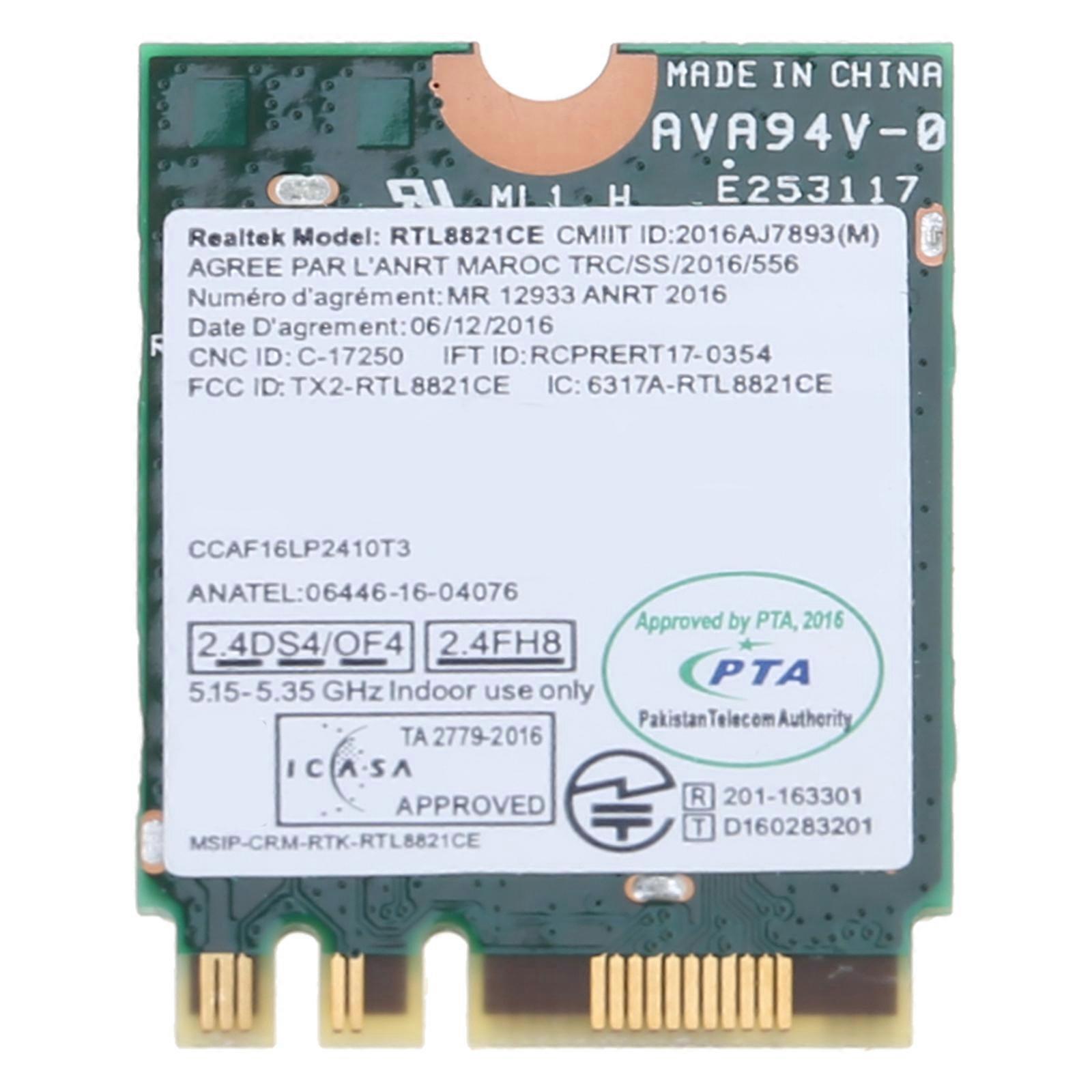 AW-CB304NF RTL8821CE Wireless Network Adapter Card 433Mbps Data Transfer Bluetooth-compatible4.2 for M.2-NGFF