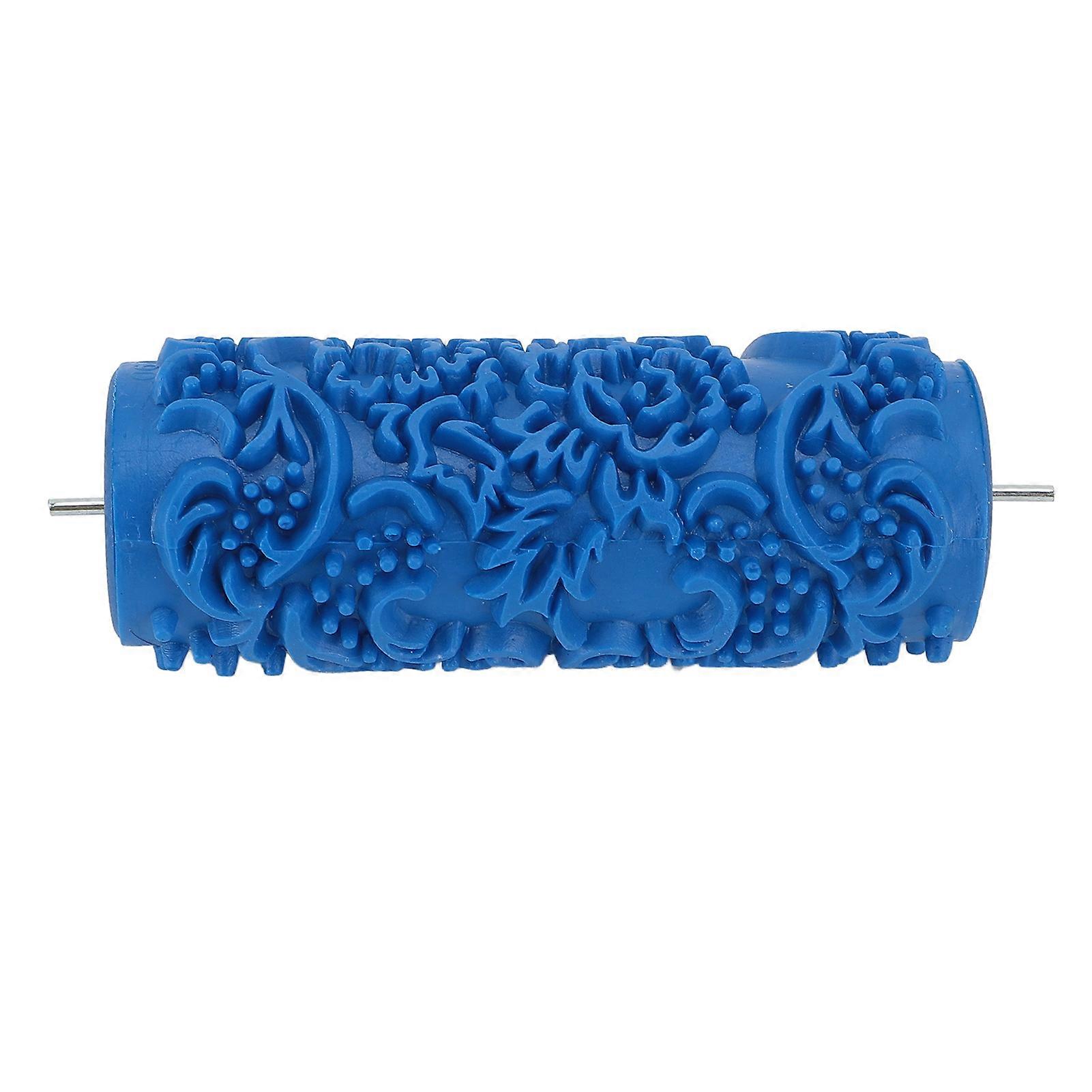 5 Inch Patterned Paint Roller for Wall Decoration Decorative Art Texture Roller Classic Embossing Texture Texture Rubber Roller 090Y
