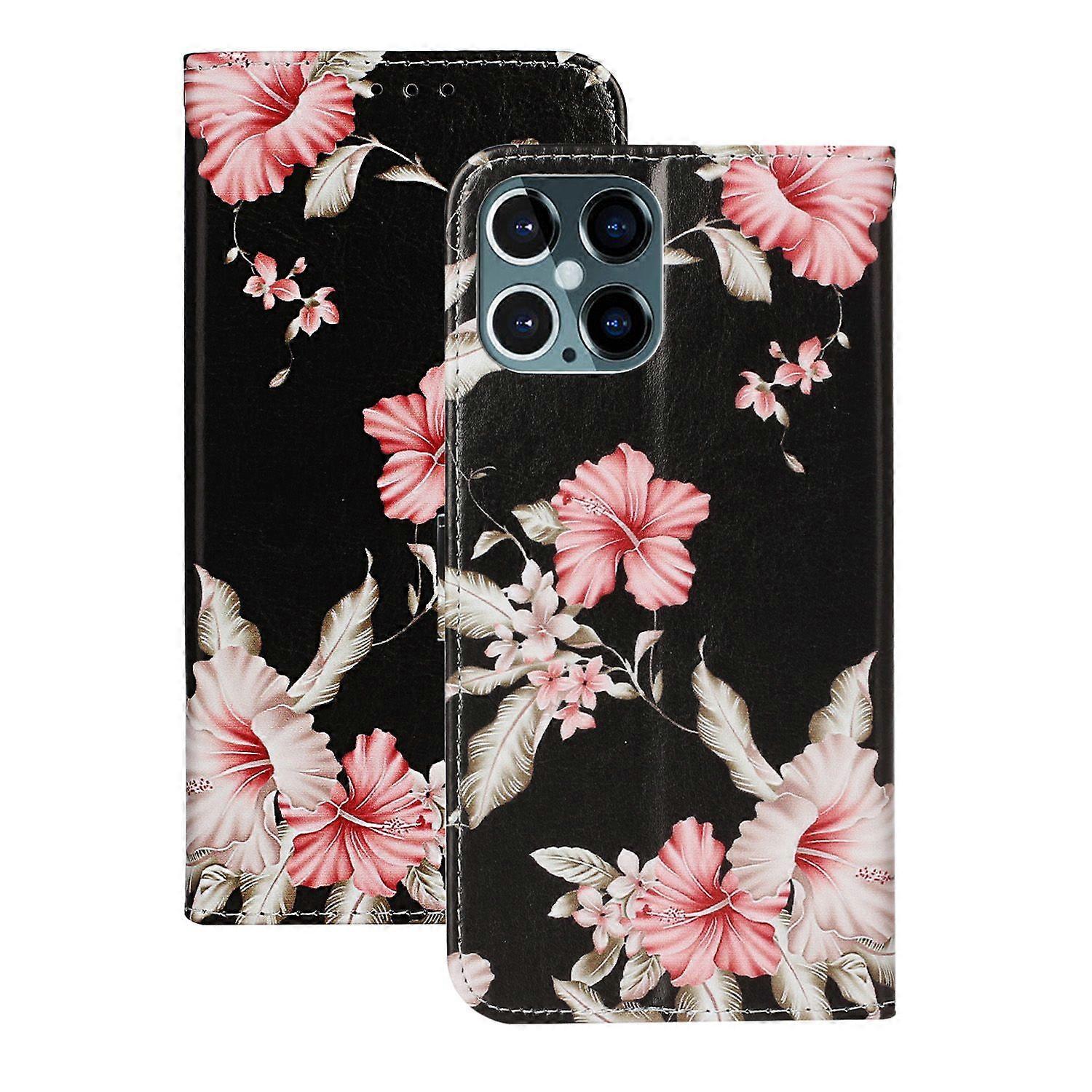 Pattern Printing Leather Wallet Phone Cover for iPhone 12 Pro/12