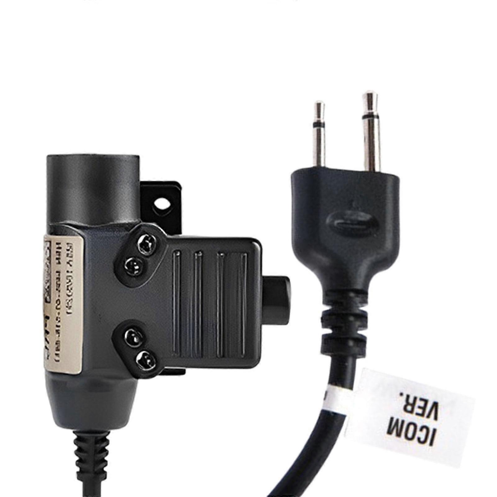 U94 PTT Adapter Durable High Performance Parts for Icom Double Plug