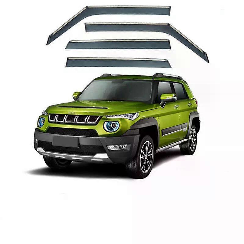 Applicable Car Window Visor Rain Guard Side Window Deflector Weather Shield For BAIC Beijing BJ20 BJ30