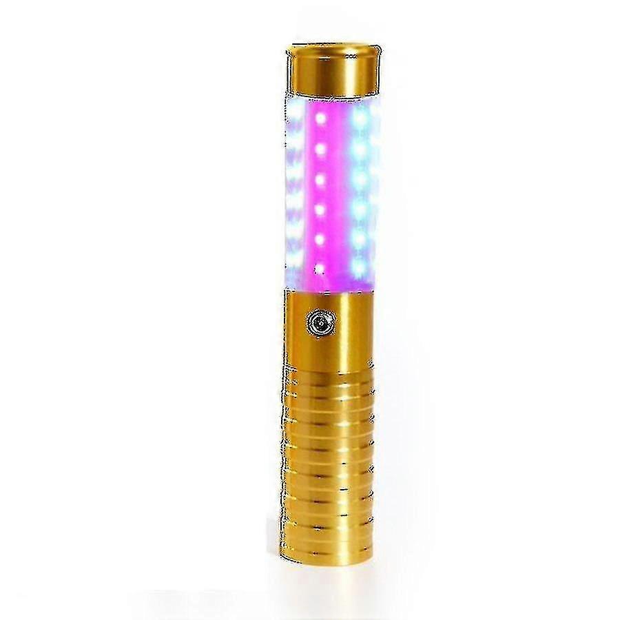 Multicolor LED Strobe Baton Champagne Wine Bottle Service Sparkler for VIP Nightclub KTV Bar - Fits Certain Brands - Golden