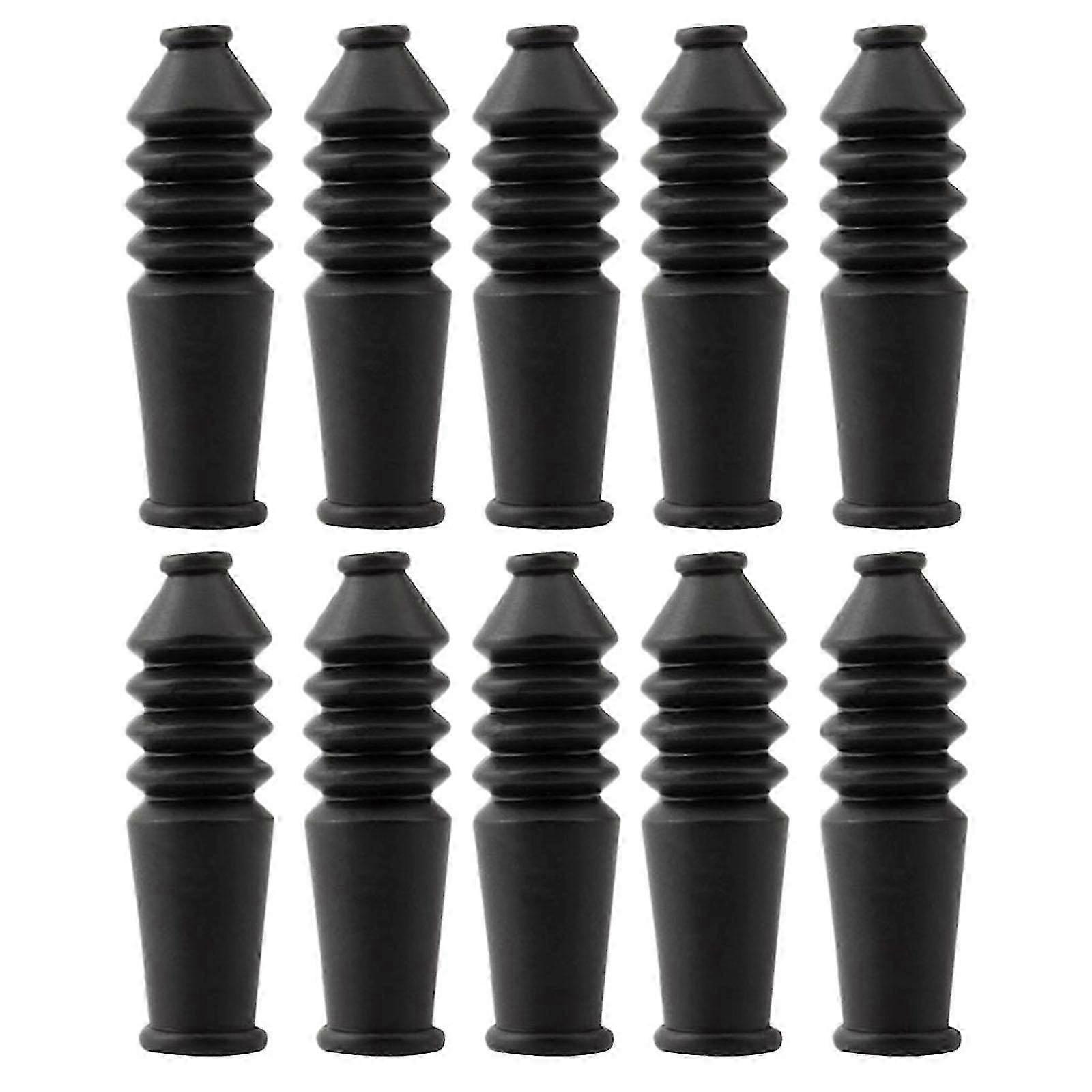 10x Mountain Bicycle V Brake Cable Rubber Boot Guide Pipe Protective Sleeve 2025