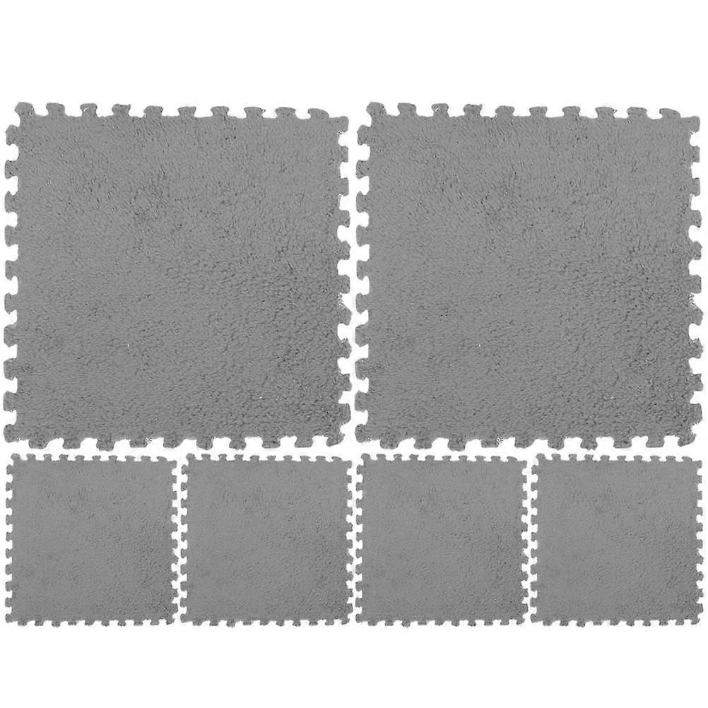 6Pcs Interlocking Floor Mats Baby Play Mats Floor Gyms Puzzles Jigsaw Puzzle Play Mats