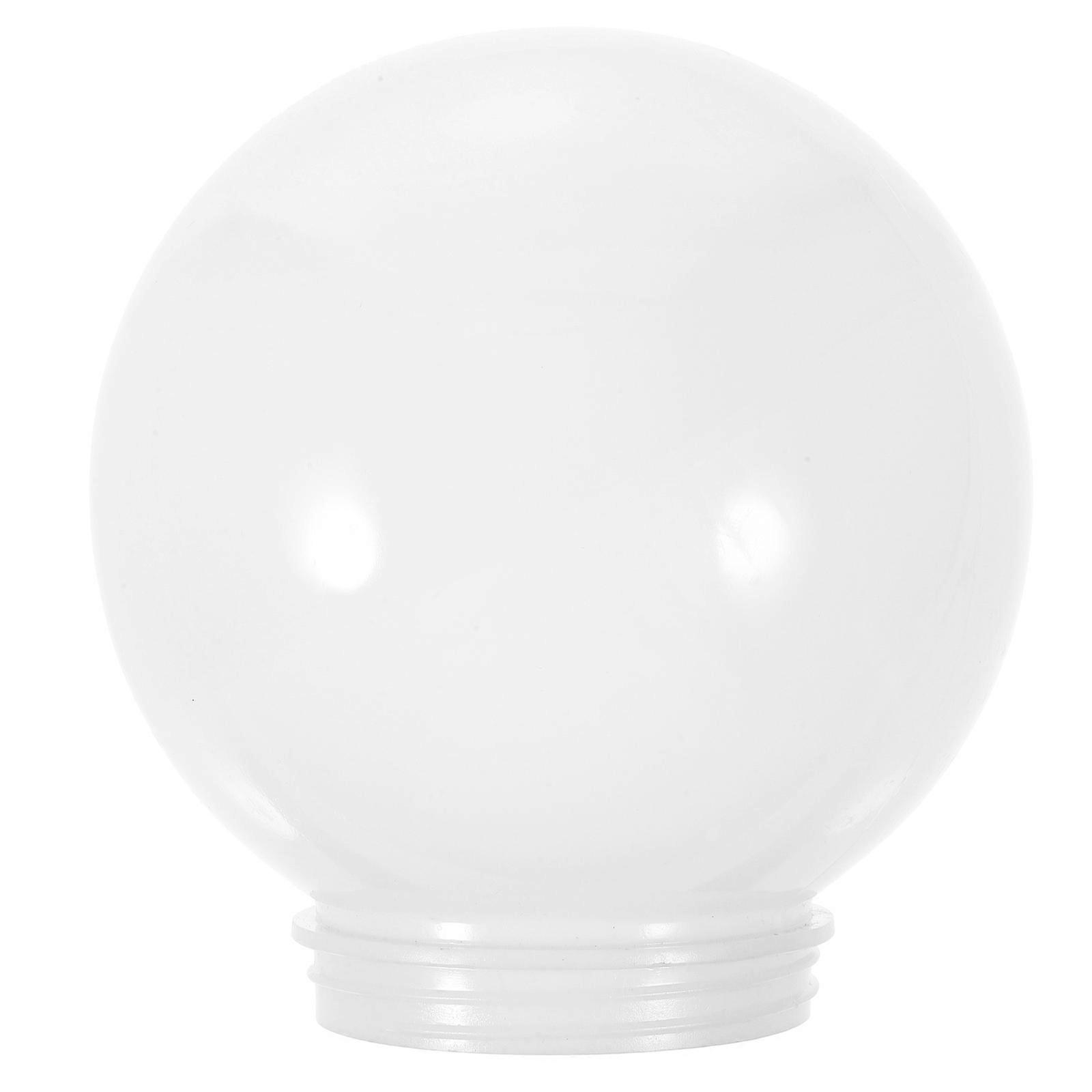 Milk White Globe Lampshade for Outdoor Wall Light Covers Compatible With Base Inner Diffused Lighting for Fixtures