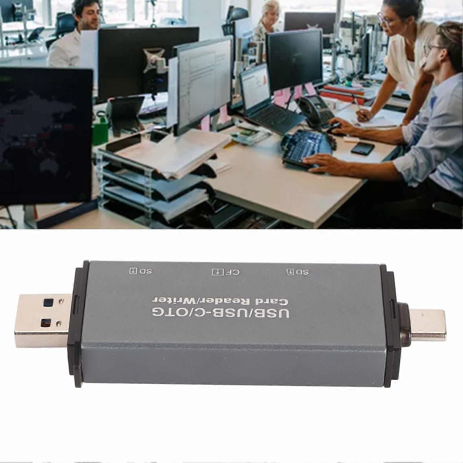 Card Reader USB C USB 3.0 OTG Function High Speed Widely Compatible Memory Card Reader for Phone Computer 