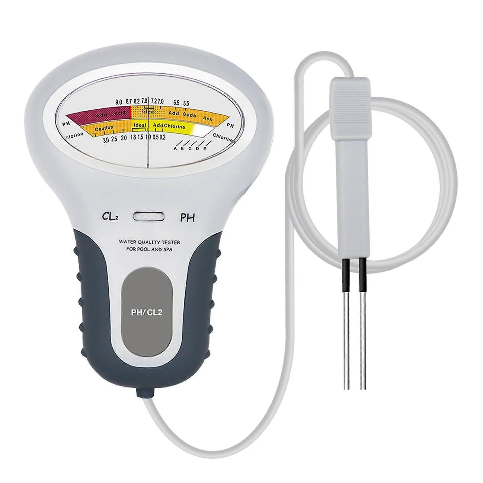 Swimming Pool Water Quality Tester PC102 - pH Tester for Pools and Spas, Easy-to-Use Digital Water Testing Device