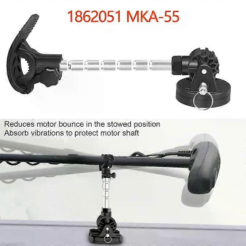 1862051 MKA-55 Electric Steer Trolling Motor Stabilisatorsats med låg profil monteringsbas passar för Minn Kota Bow-Mount Motors