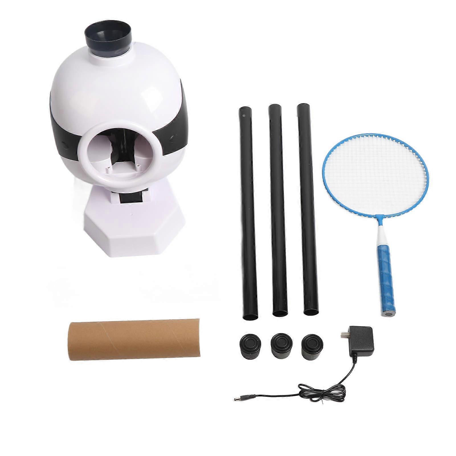 Automatic Badminton Pitching Machine Portable Adjustable Badminton Pitcher