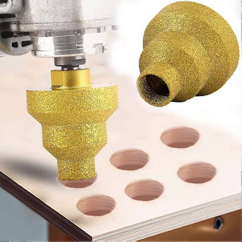 1 x step drill bit, multilayered conical reamer, 20–35–50 mm step drill, straight keyway cutter, metalmarble hole opener