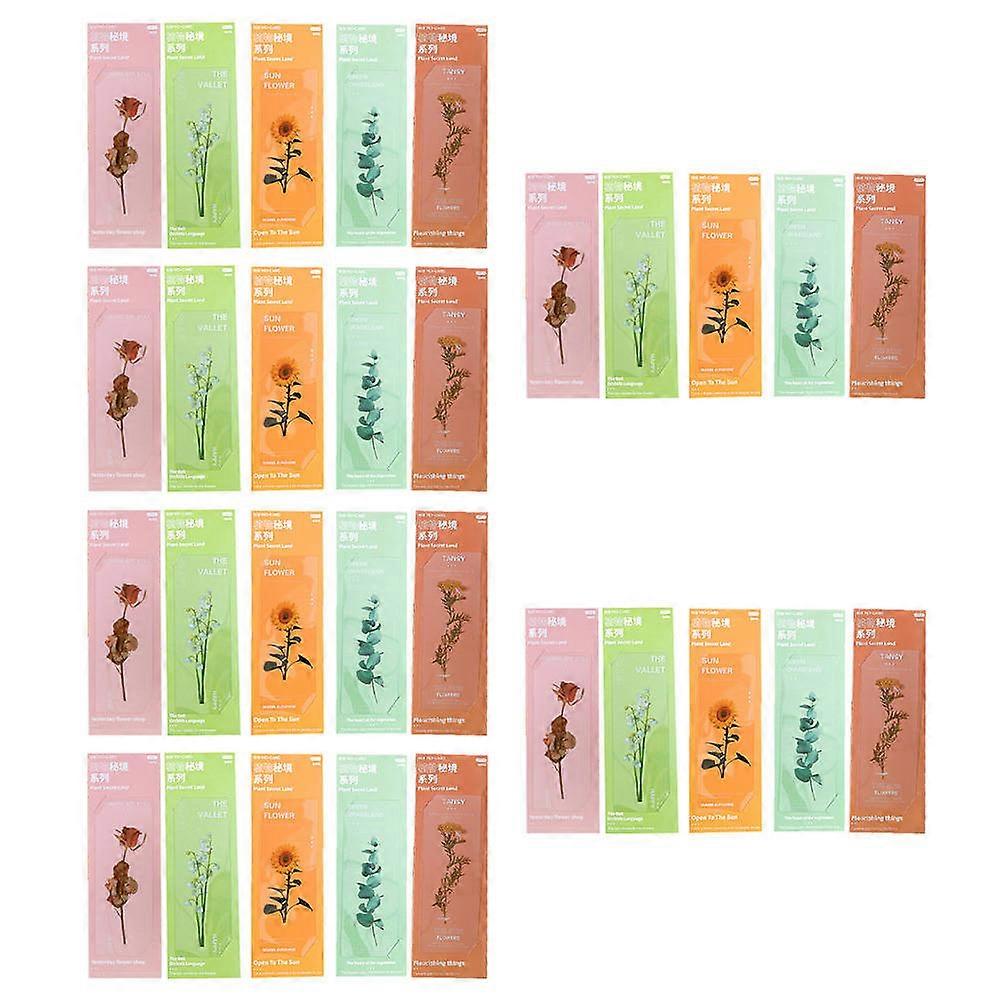 Reading Bookmarks Simple Design Decoration Multi-Colored 14x5cm PET 30Pcs