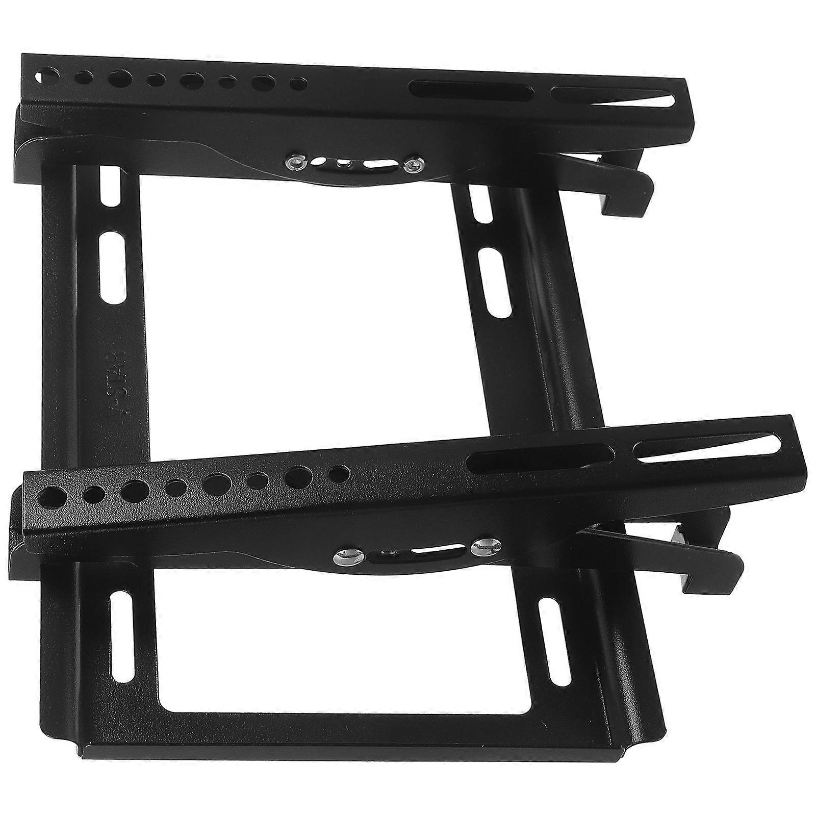 Television Wall Mount Adjustable Tilt Rectangular Shape Home Users 1Set