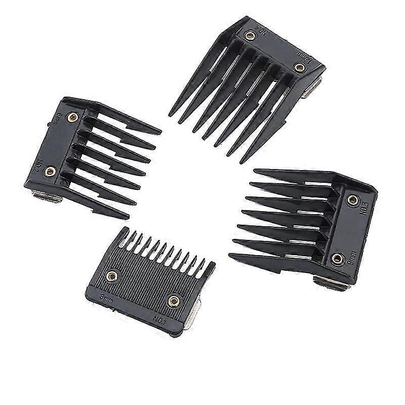 Wahl Professional Hair Clipper Attachment Comb Set - 3mm/6mm/9mm/12mm Metal Backed Cutting Guides