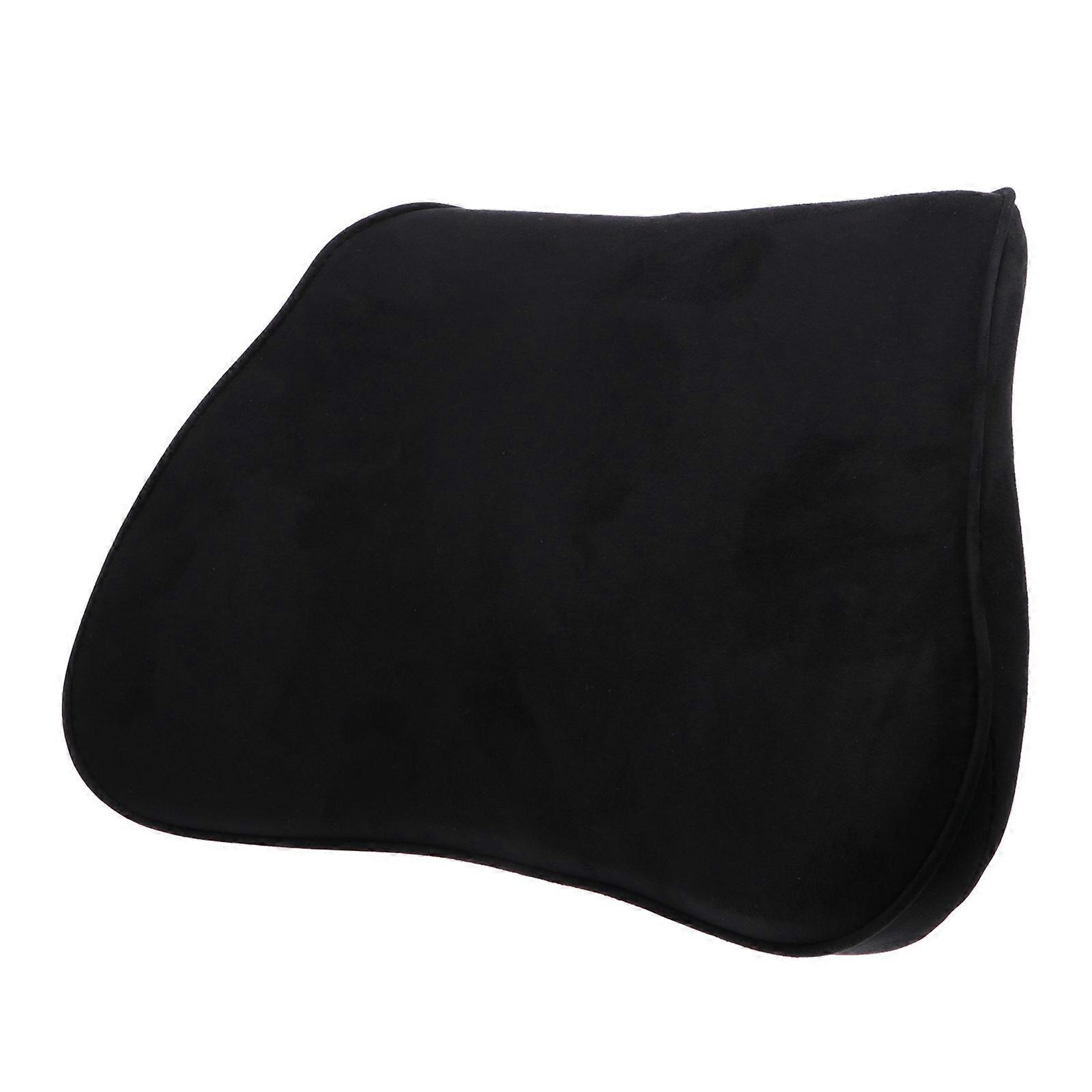 Lumbar Support Pillow for Car Car Seat Cushion Nano Cashmere for Students 15.72X10.61X3.14inch Black Release Thigh Pressure 1Pcs