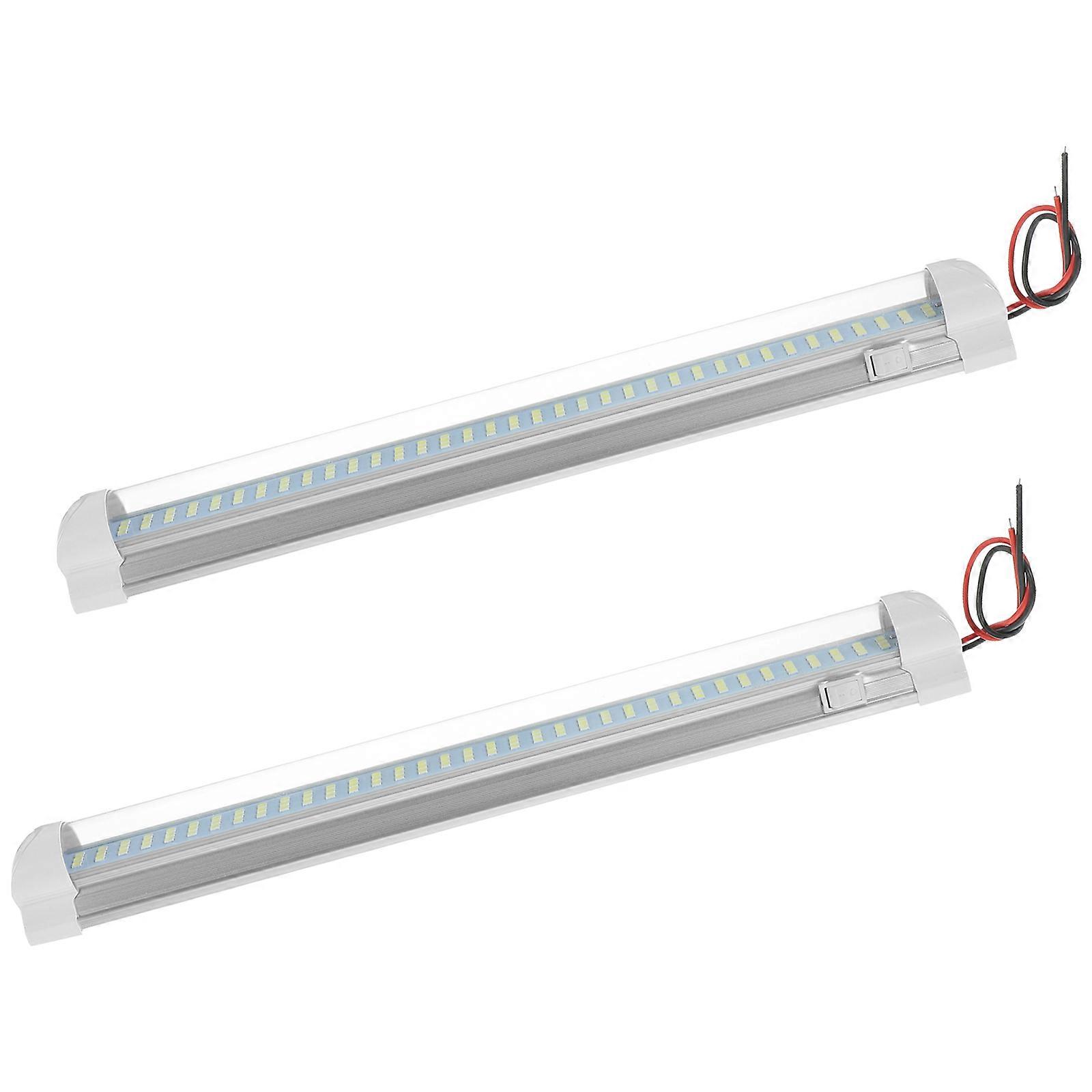 Strip Lights For Rv Interior Atmosphere Light Vehicle Interior Lighting 2Pcs Pvc Long Life Reading Light