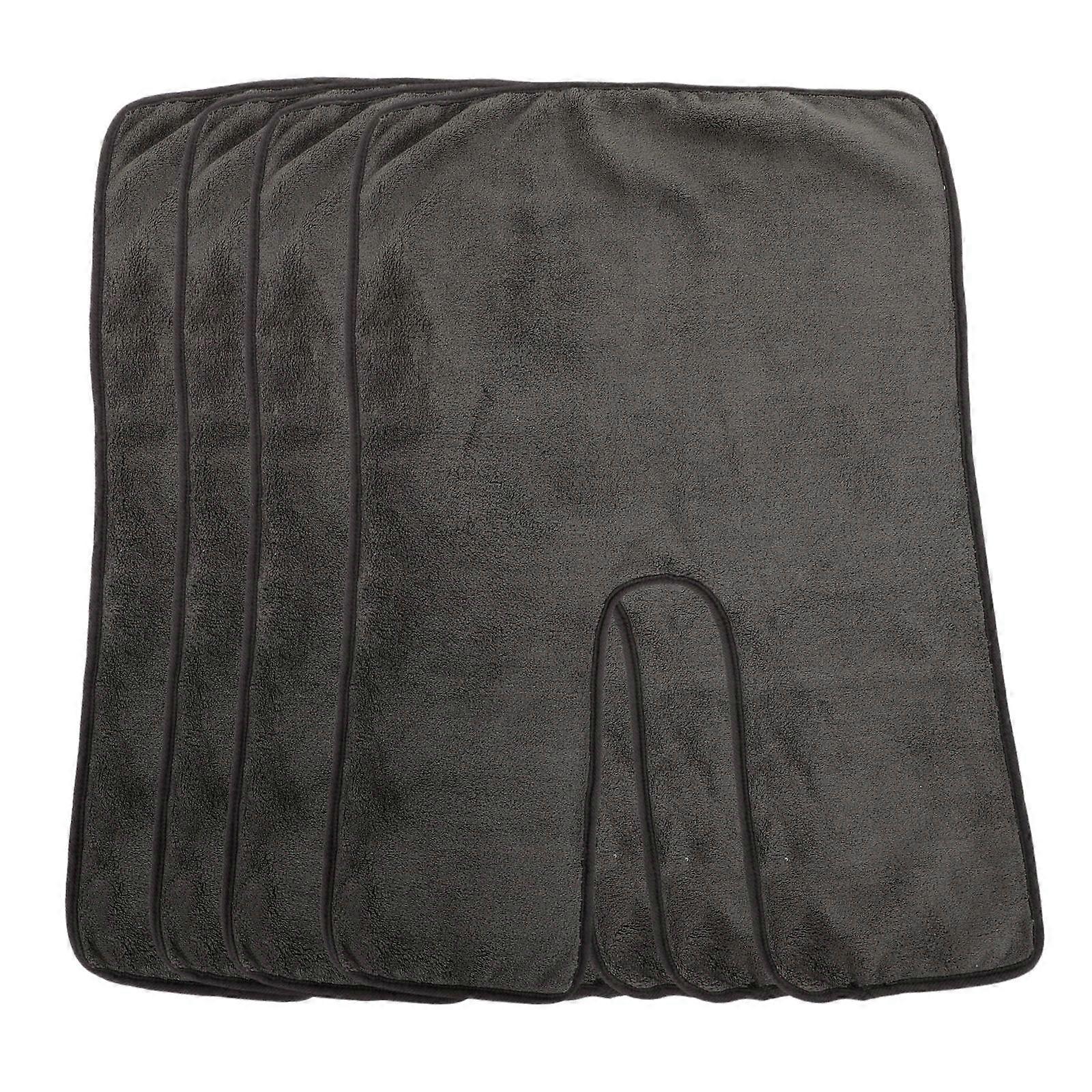 Here's a refined and professional product description based on your input:

 

**4pcs Dark Grey Facial Towels for Estheticians – Soft Coral Fleece