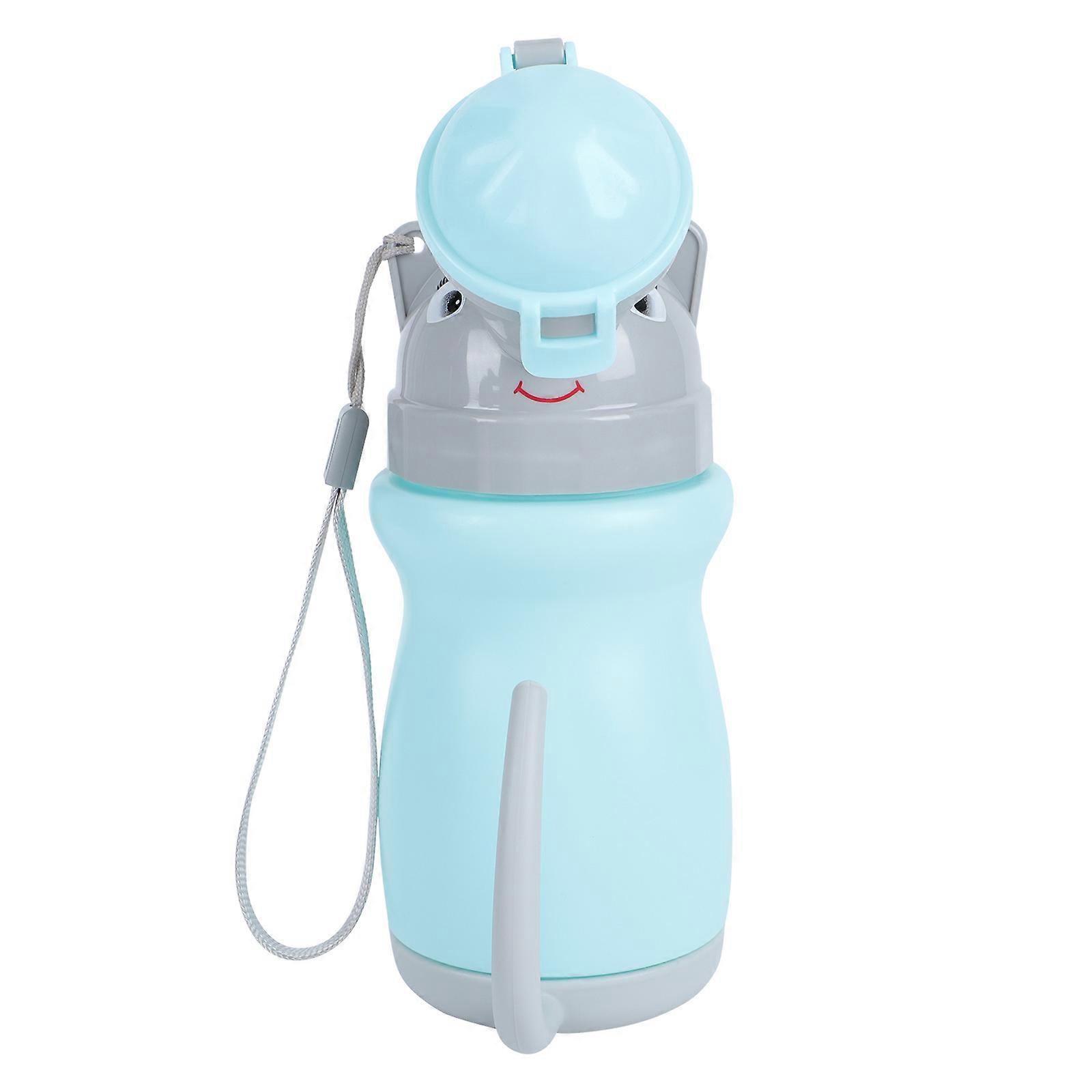 Urinal Portable Child Urinal Leak Proof Blue Color 22x13cm Size Emergency Urinal Bottle for Travel 1Pack