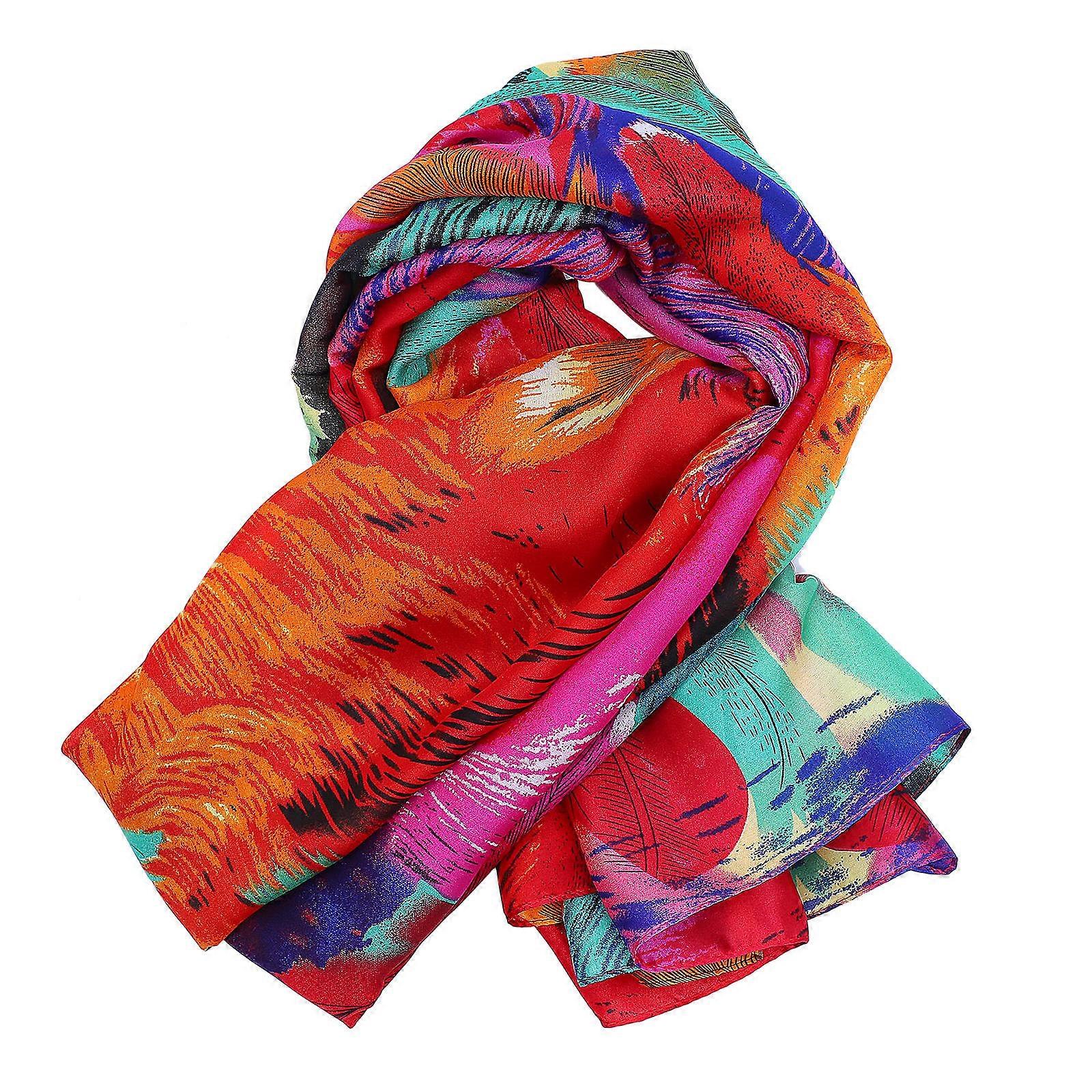 Summer Scarf For Women Soft Scarf Daily Use Decoration 1Set