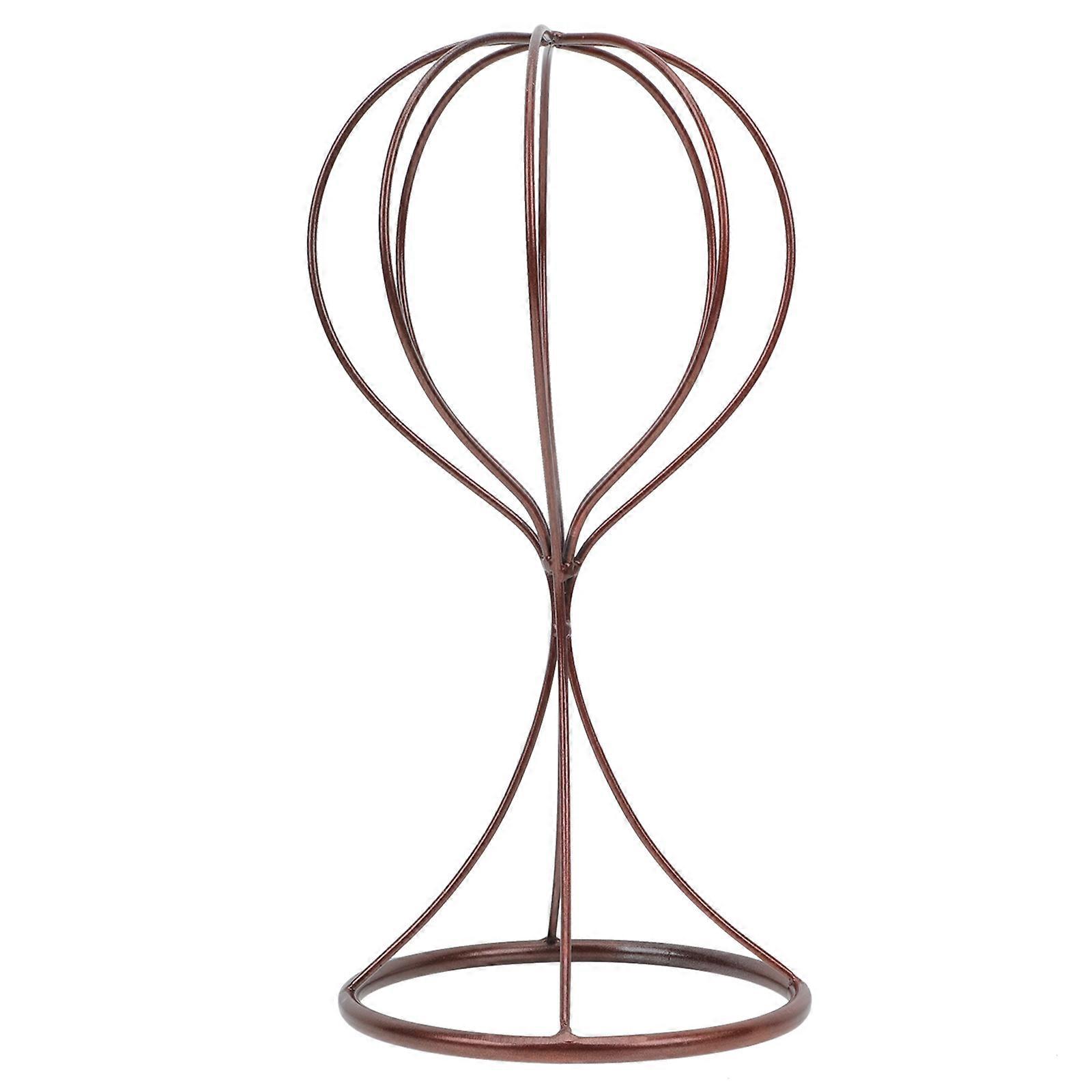 Hat Stand Display Hat Rack Modern Style Home Use Dark Brown 32x16cm Protect from Deformation 1Pack