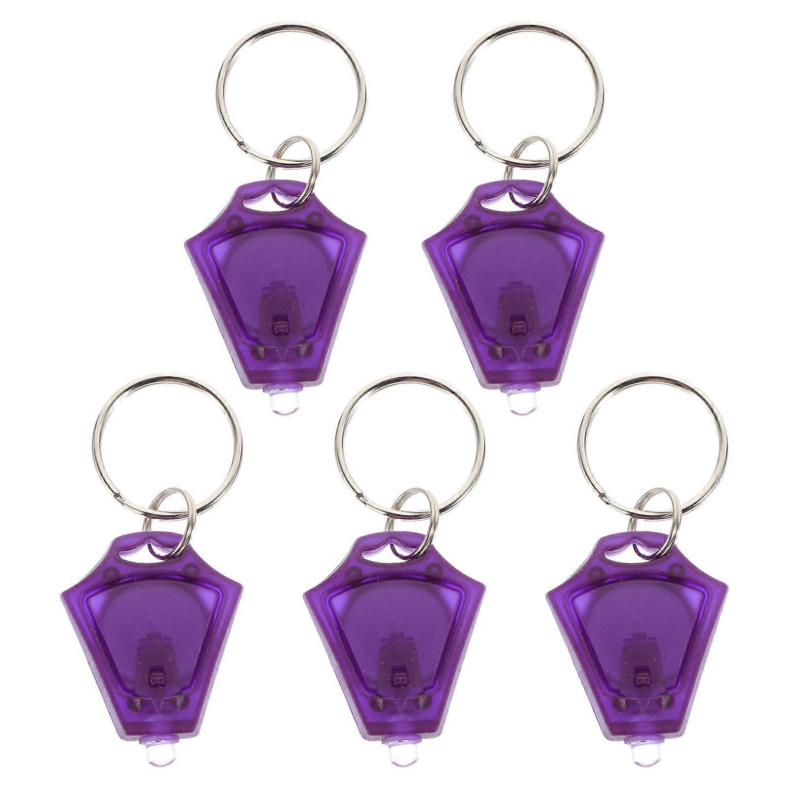 Led Keyring Light Money Detector Portable Key Chain Flashlight For Stores Small Businesses Daily Life 5Pack