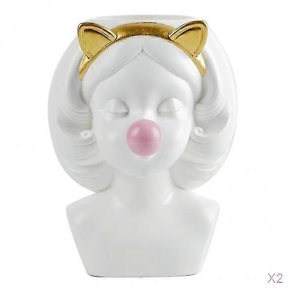 2個/セットかわいい多肉植物プランター盆栽ポット多肉植物ポットガーデンインテリア