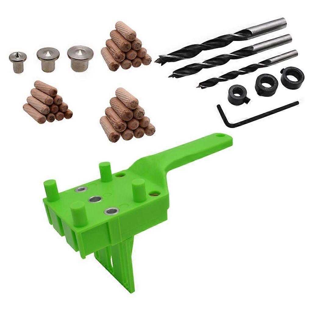 Drill Guide 6/8/10mm Handheld Dowel Jig Wood Dowel Tool Straight Hole Locator