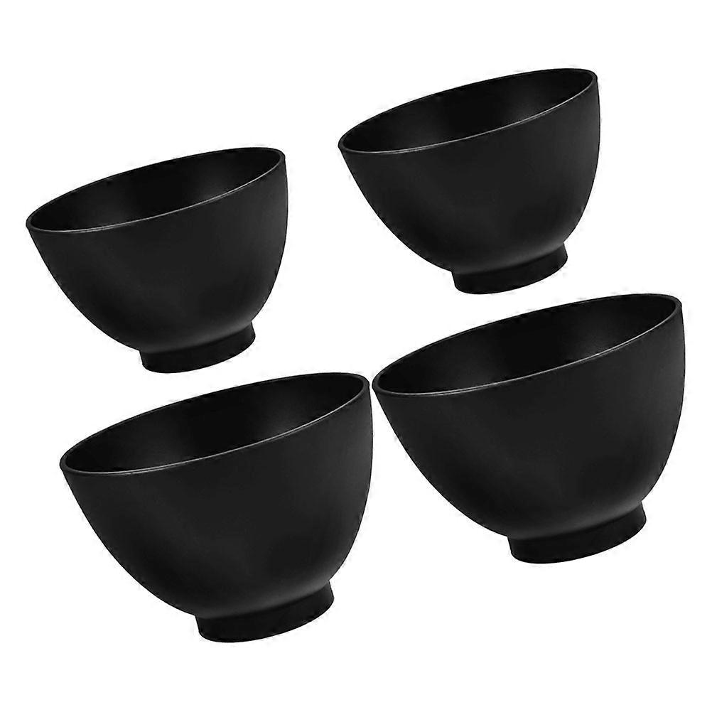 4pcs Silicone Mixing Bowls for DIY Facial Masks – Large & Medium, Easy Clean, Multi Purpose Skincare Tools for Beauty Treatments and Mask Application