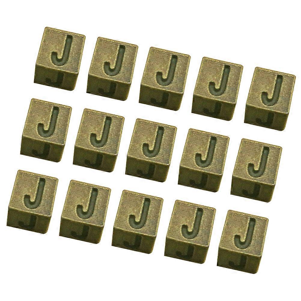 Alloy Square Spacer Beads with Letter Engraving Vintage Design Jewelry Making DIY Charms for Necklace Bracelet Craft Accessories Ancient