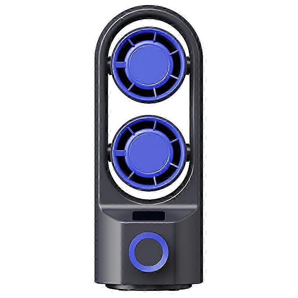 Type B F84 Summer Cooling Fan 100-Gear Adjustable Desktop Dual Turbo Head Cooler