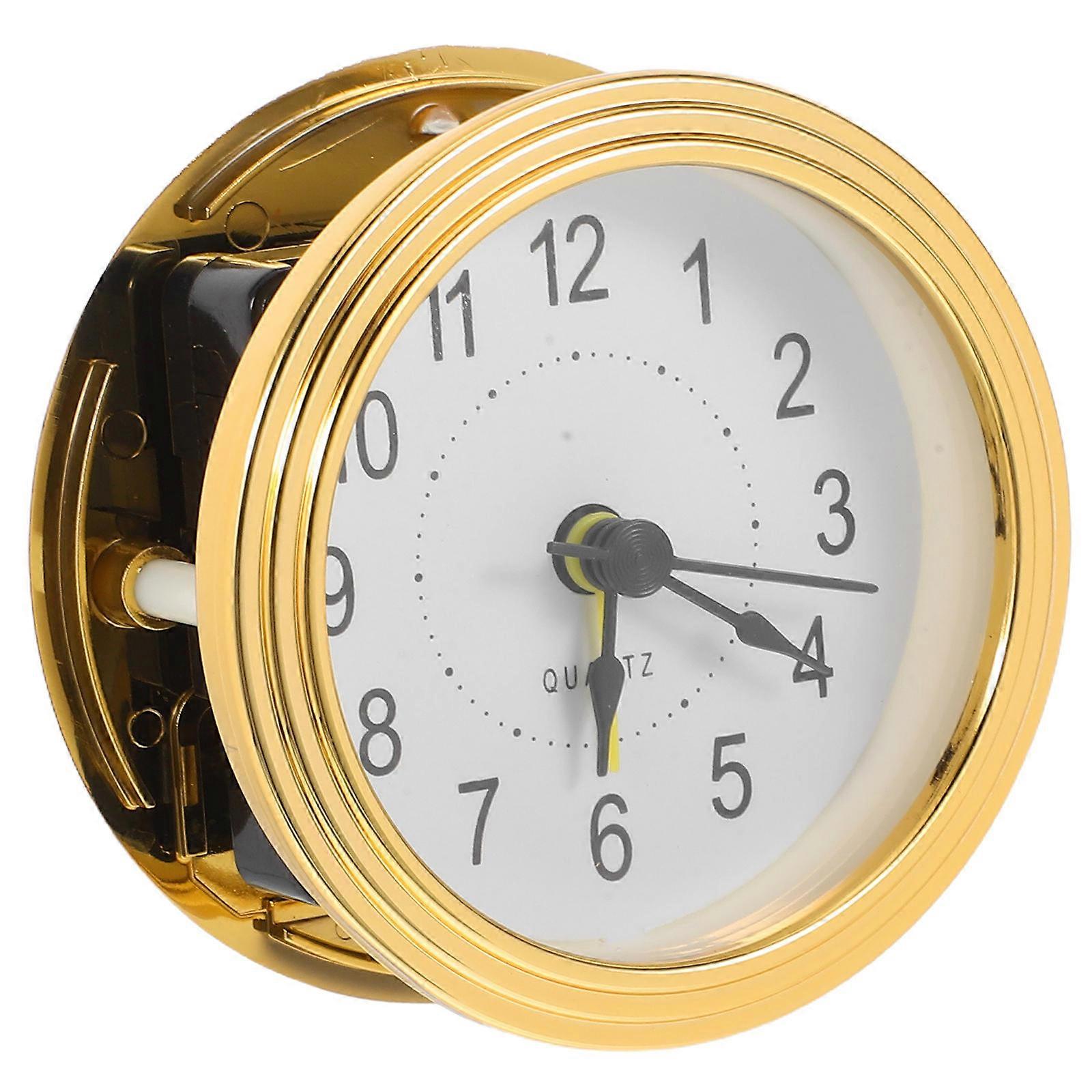 Vintage Quartz Alarm Clock Insert for DIY Projects – Accurate Display, Versatile Placement for Home Decor, Wall, Bedside or Miniature Clocks